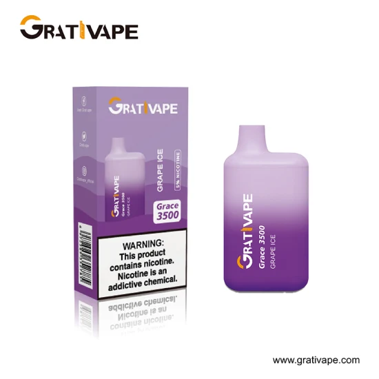 2023 Grativape Quente 3500 Baforadas 5% Nicotina Mini E Cigarro Bar Vape