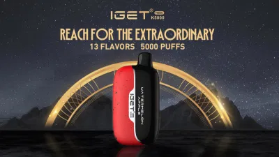 Iget Factory Wholesale Iget Moon K5000 Vape descartável 13 sabores 5000baforadas